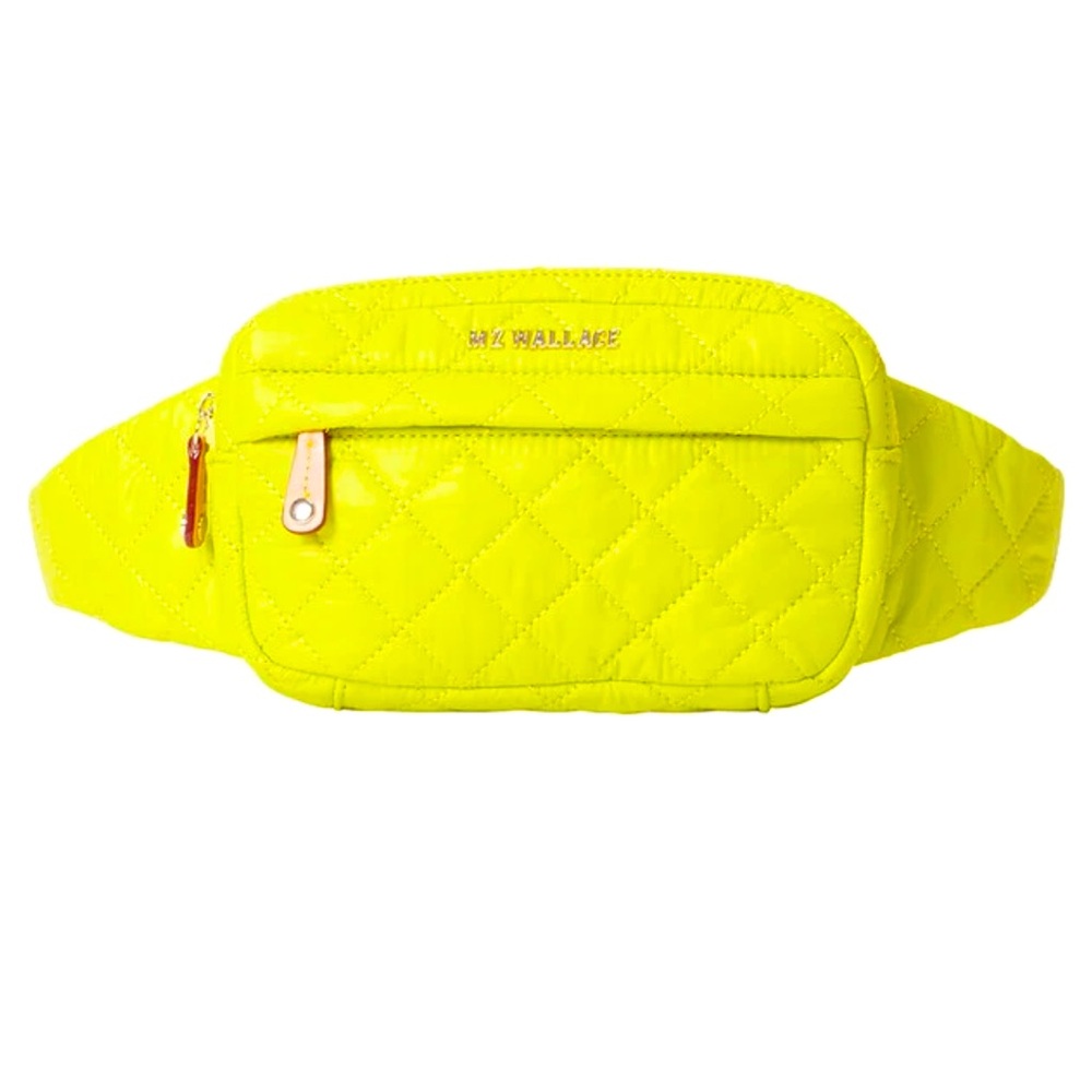 MZ Wallace Metro Belt Bag - neon acid yellow